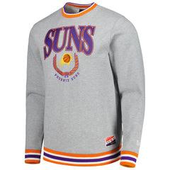 New Era - Phoenix Suns Unisex Vintage Throwback Crew Sweatshirt - Heather Gray