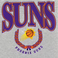 New Era - Phoenix Suns Unisex Vintage Throwback Crew Sweatshirt - Heather Gray