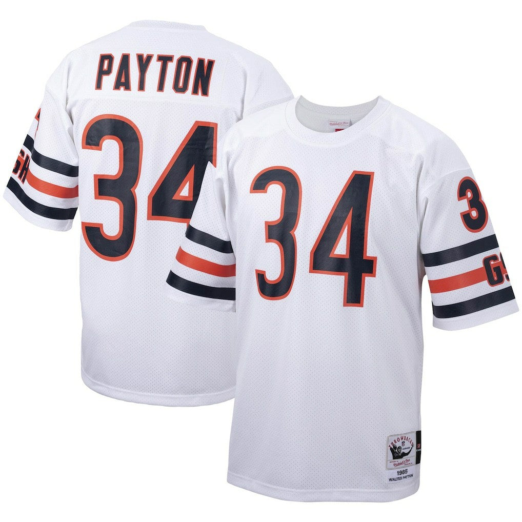 Walter Payton Chicago Bears Big & Tall 1985 Retired Player Replica Jersey White - Mitchell & Ness