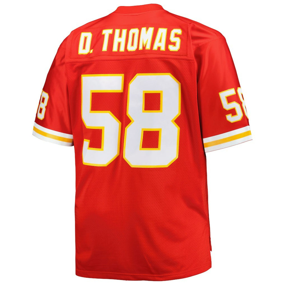 Derrick Thomas Kansas City Chiefs Big & Tall 1994 Retired Player Replica Jersey Red - Mitchell & Ness