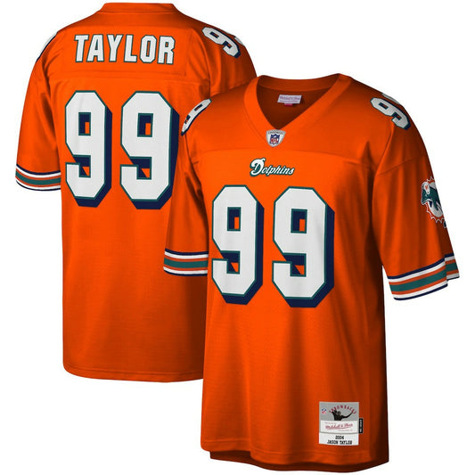 Jason Taylor Miami Dolphins Big & Tall 2004 Retired Player Replica Jersey - Orange outlet | NFL Jerseys