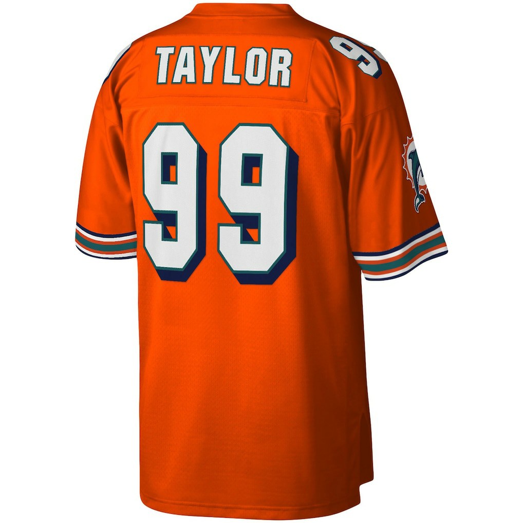 Jason Taylor Miami Dolphins Big & Tall 2004 Retired Player Replica Jersey Orange - Mitchell & Ness