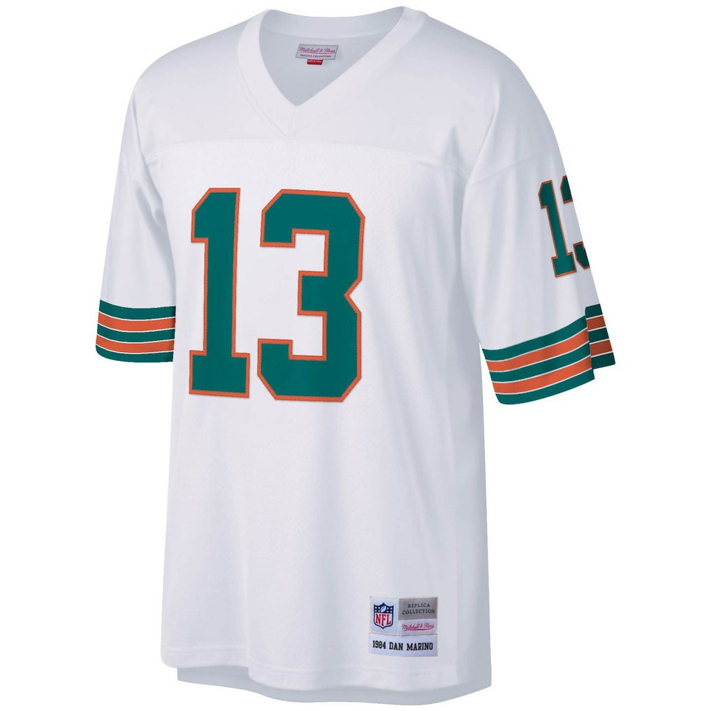 Dan Marino Miami Dolphins Big & Tall 1984 Retired Player Replica Jersey White - Mitchell & Ness