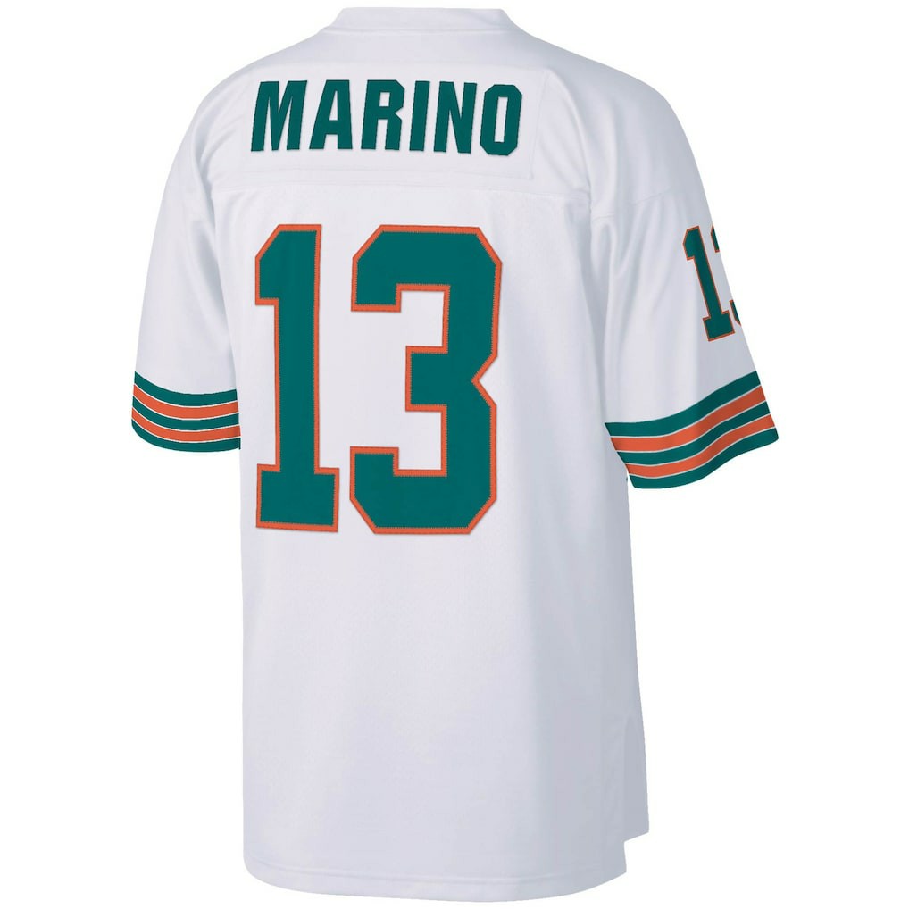 Dan Marino Miami Dolphins Big & Tall 1984 Retired Player Replica Jersey White - Mitchell & Ness