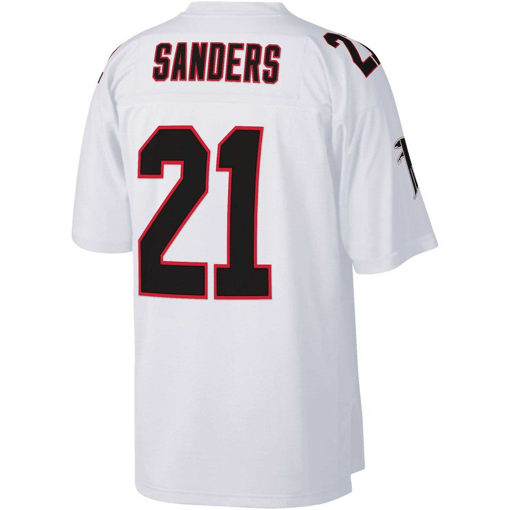 Deion Sanders Atlanta Falcons Big & Tall 1992 Retired Player Replica Jersey White - Mitchell & Ness