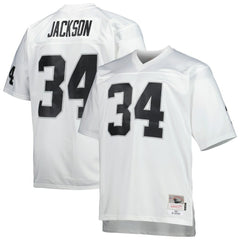 Bo Jackson Las Vegas Raiders Big & Tall 1988 Retired Player Replica Jersey White - Mitchell & Ness