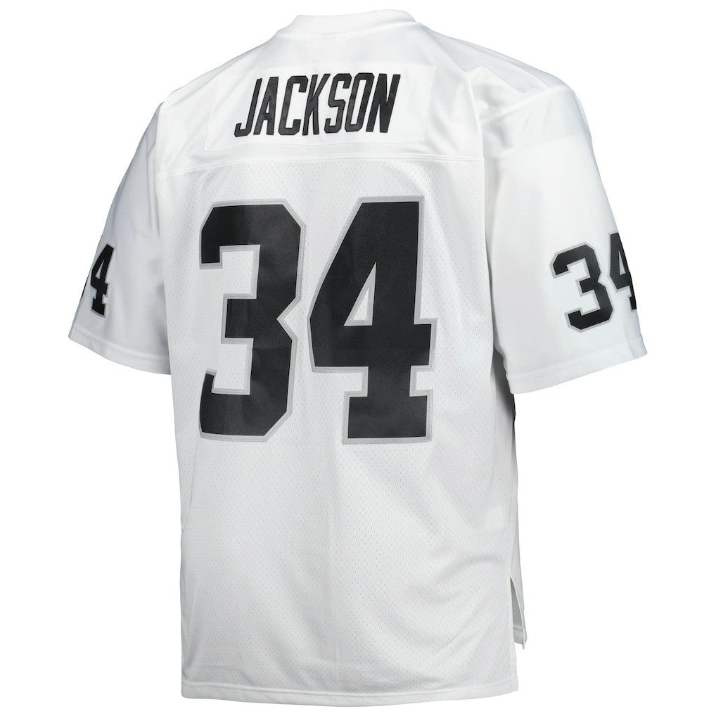 Bo Jackson Las Vegas Raiders Big & Tall 1988 Retired Player Replica Jersey White - Mitchell & Ness