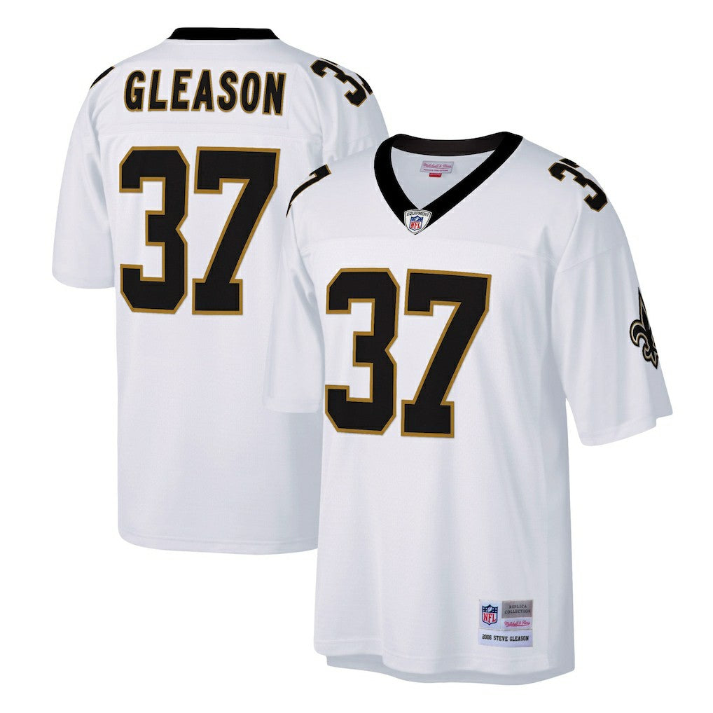 Steve Gleason New Orleans Saints Big & Tall 2006 Retired Player Replica Jersey - White discount | NFL Jerseys