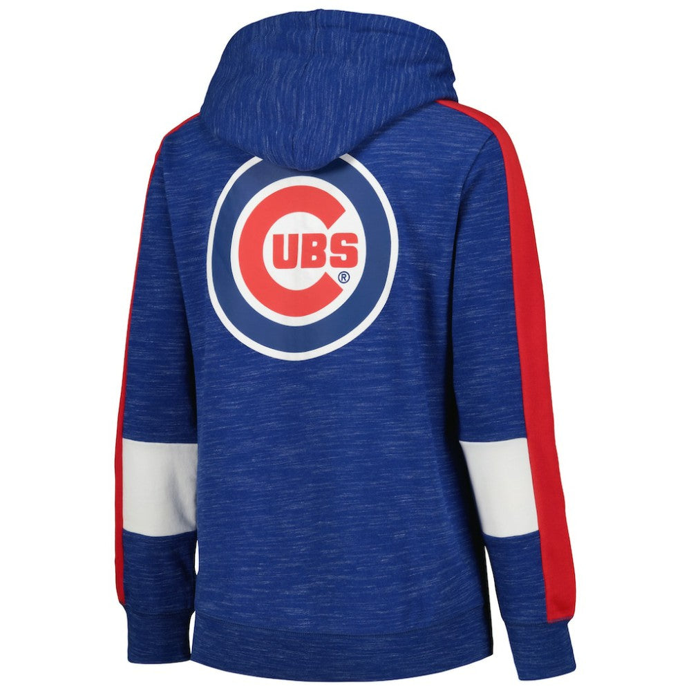 Chicago Cubs New Era Women's Colorblock Full-Zip Hoodie On Sale