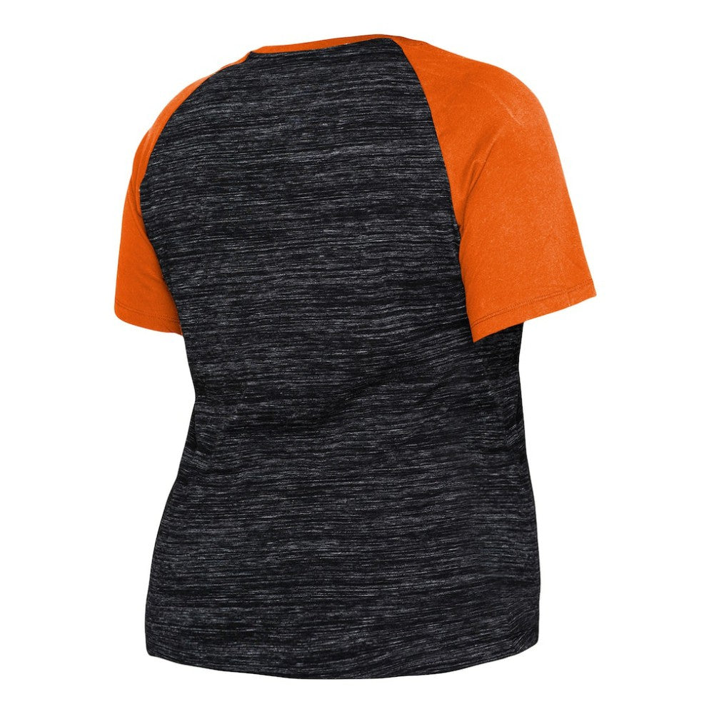 San Francisco Giants New Era Women's Plus Size Space Dye Raglan V-Neck T-Shirt Online