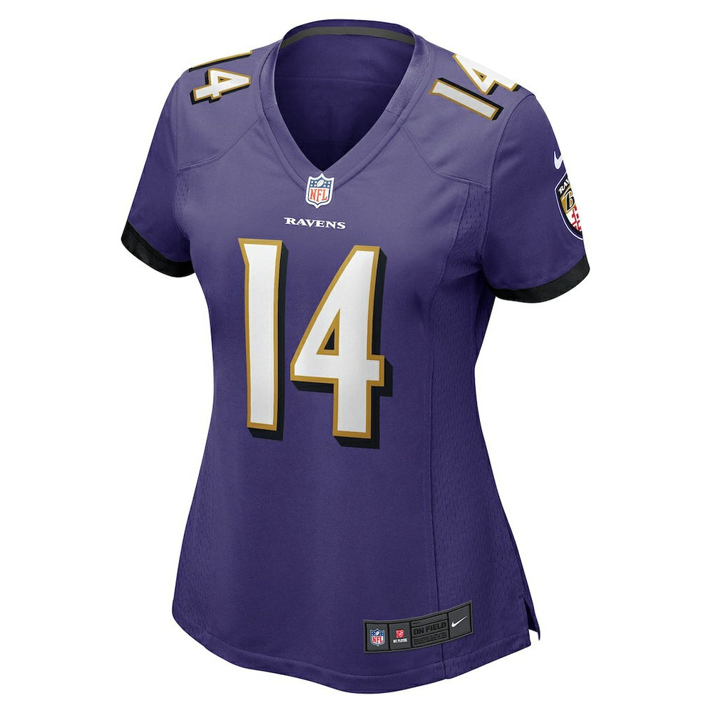 Kyle Hamilton Baltimore Ravens Women's Player Game Jersey Purple - Nike