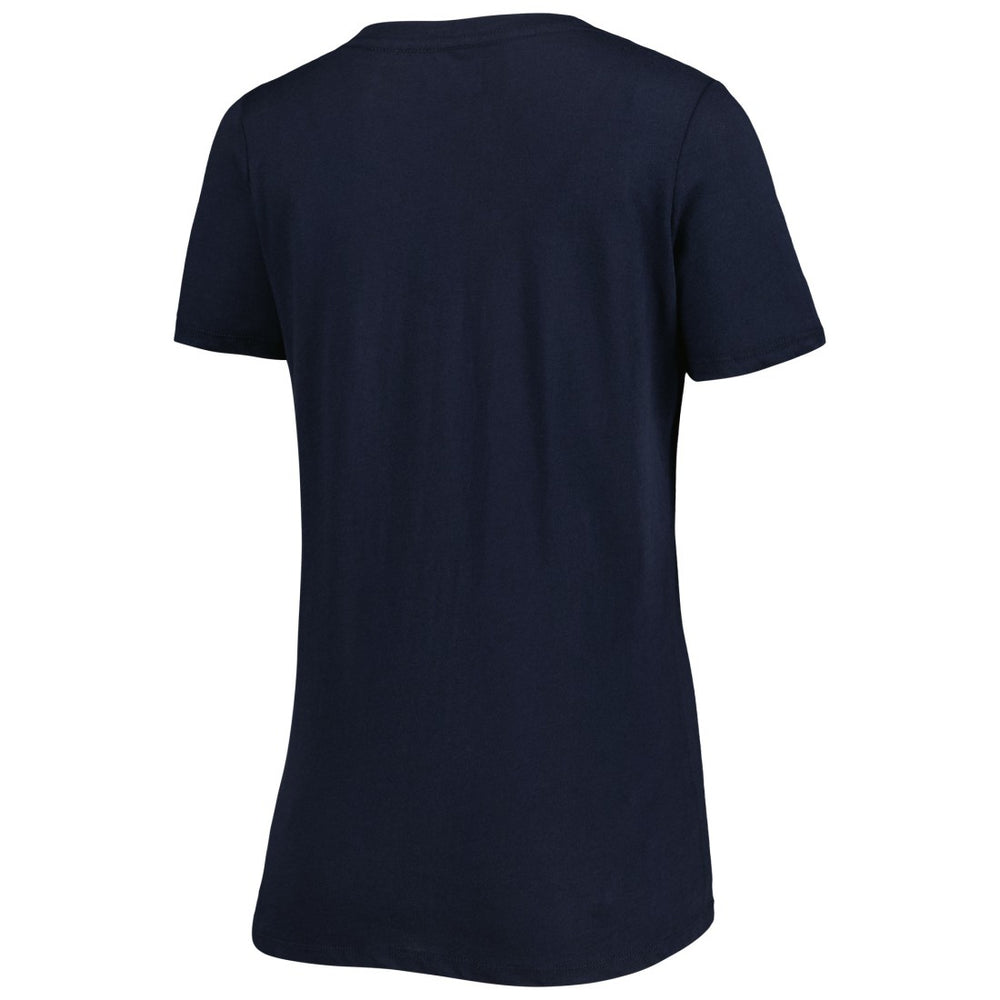 Tennessee Titans New Era Women's Ink Dye Sideline V-Neck T-Shirt Navy - NFL