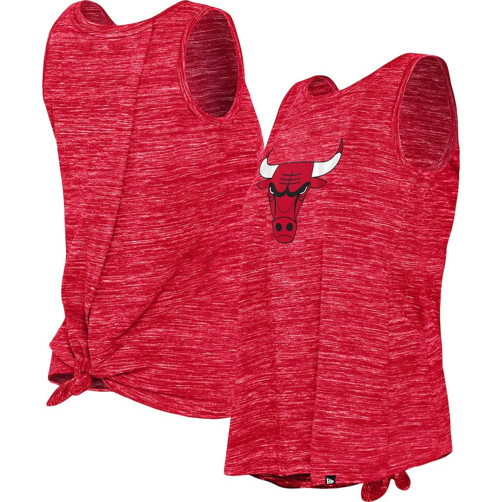 New Era - Chicago Bulls Women's Space Dye Active Tank Top - Red