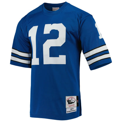 Roger Staubach Dallas Cowboys 1971 Authentic Throwback Retired Player Jersey - Royal sale | NFL Jerseys