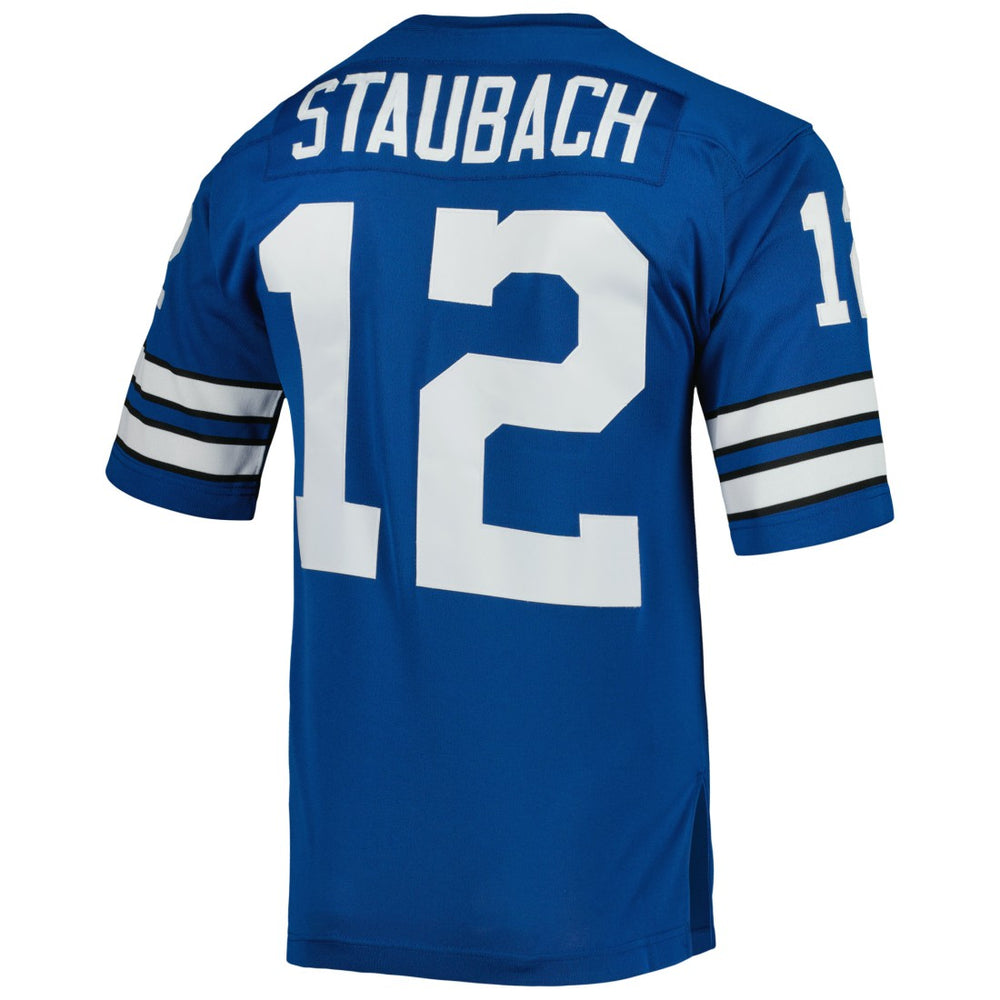 Roger Staubach Dallas Cowboys 1971 Authentic Throwback Retired Player Jersey Royal - Mitchell & Ness