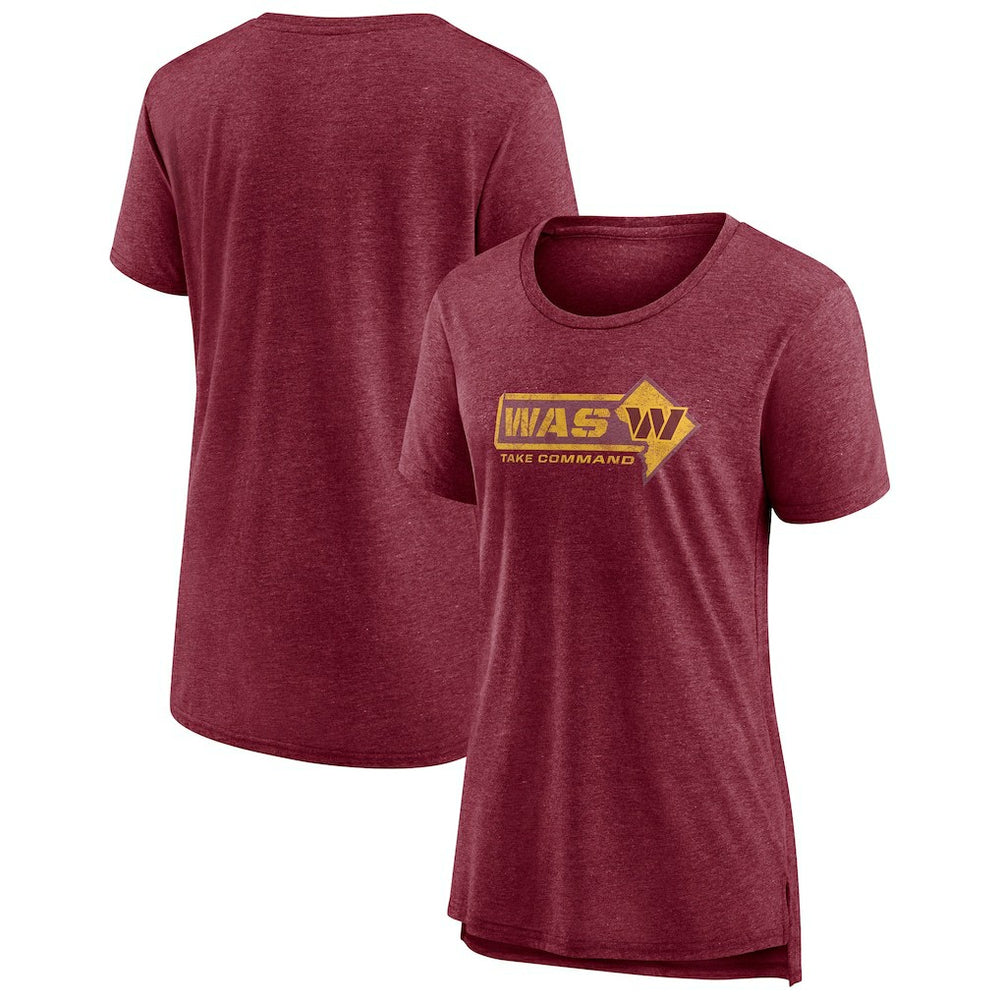 Washington Commanders Women's Hometown First Down T-Shirt Heather Burgundy - Fanatics