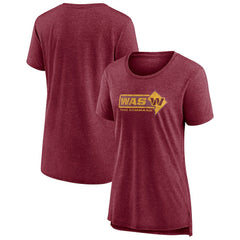Washington Commanders Women's Hometown First Down T-Shirt Heather Burgundy - Fanatics