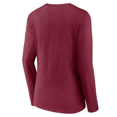 Washington Commanders Women's Hometown Sweep Long Sleeve V-Neck T-Shirt Burgundy - Fanatics