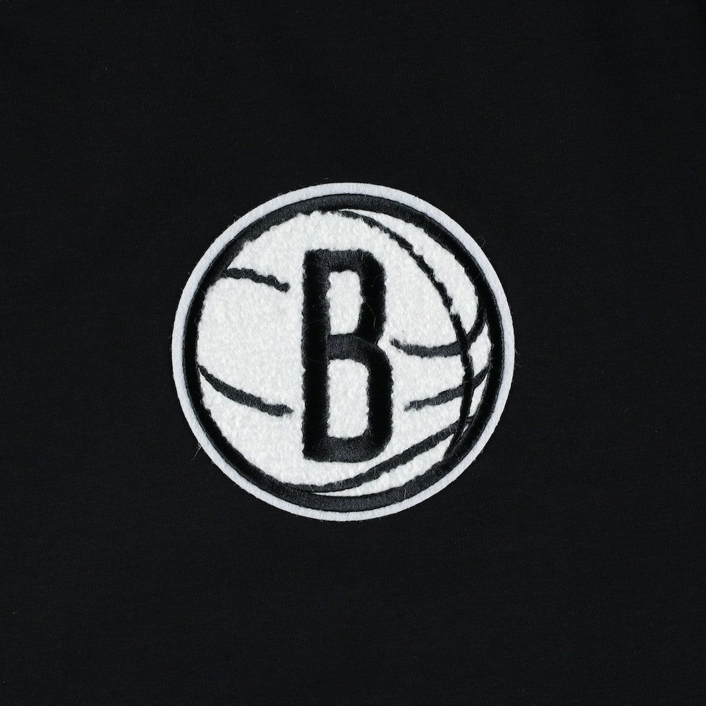 NBA - Brooklyn Nets Pro Standard Women's Classics Boxy T-Shirt - Black