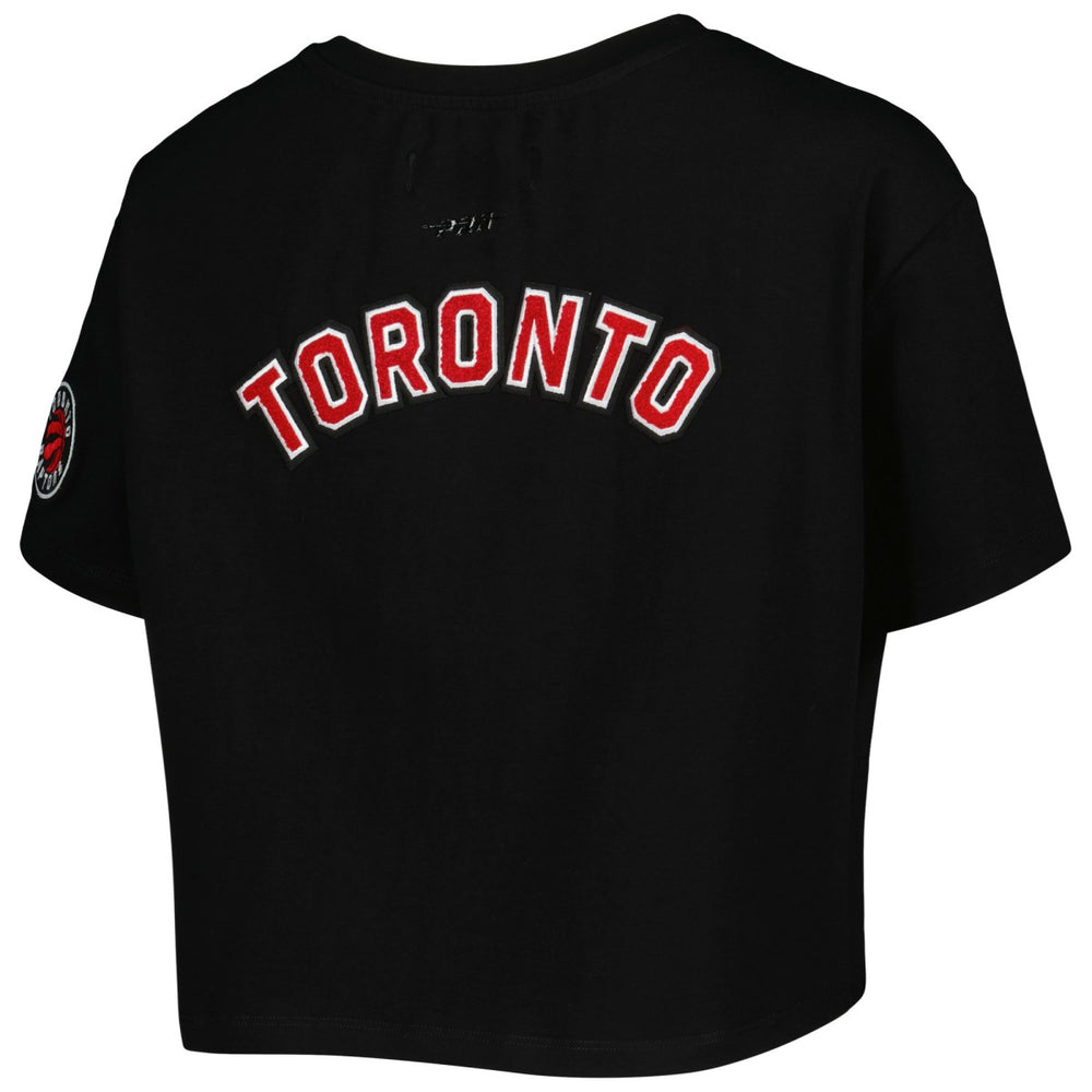 NBA - Toronto Raptors Pro Standard Women's Classics Boxy T-Shirt - Black