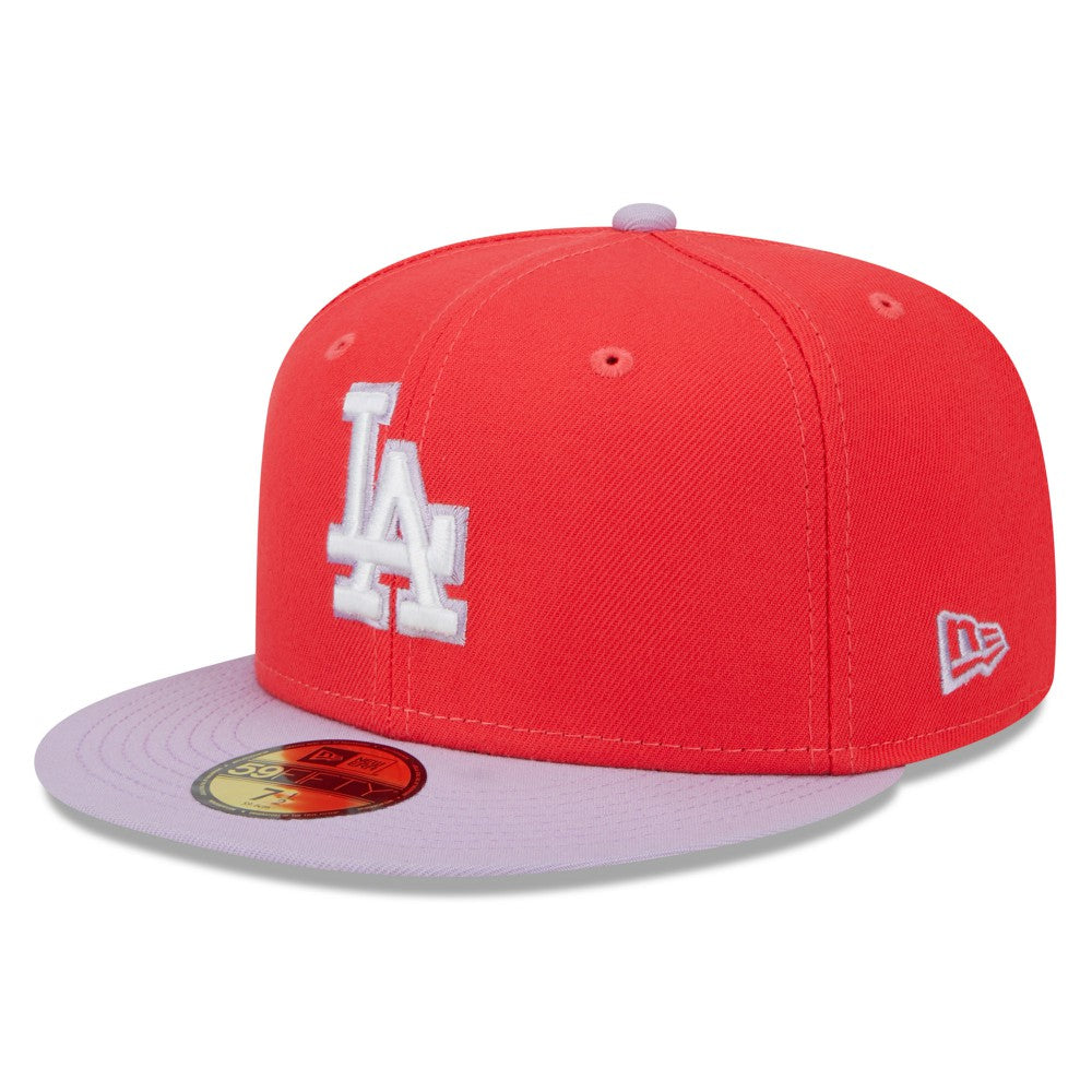 Los Angeles Dodgers New Era Spring Color Two-Tone 59FIFTY Fitted Hat Clearance