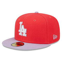 Los Angeles Dodgers New Era Spring Color Two-Tone 59FIFTY Fitted Hat Clearance