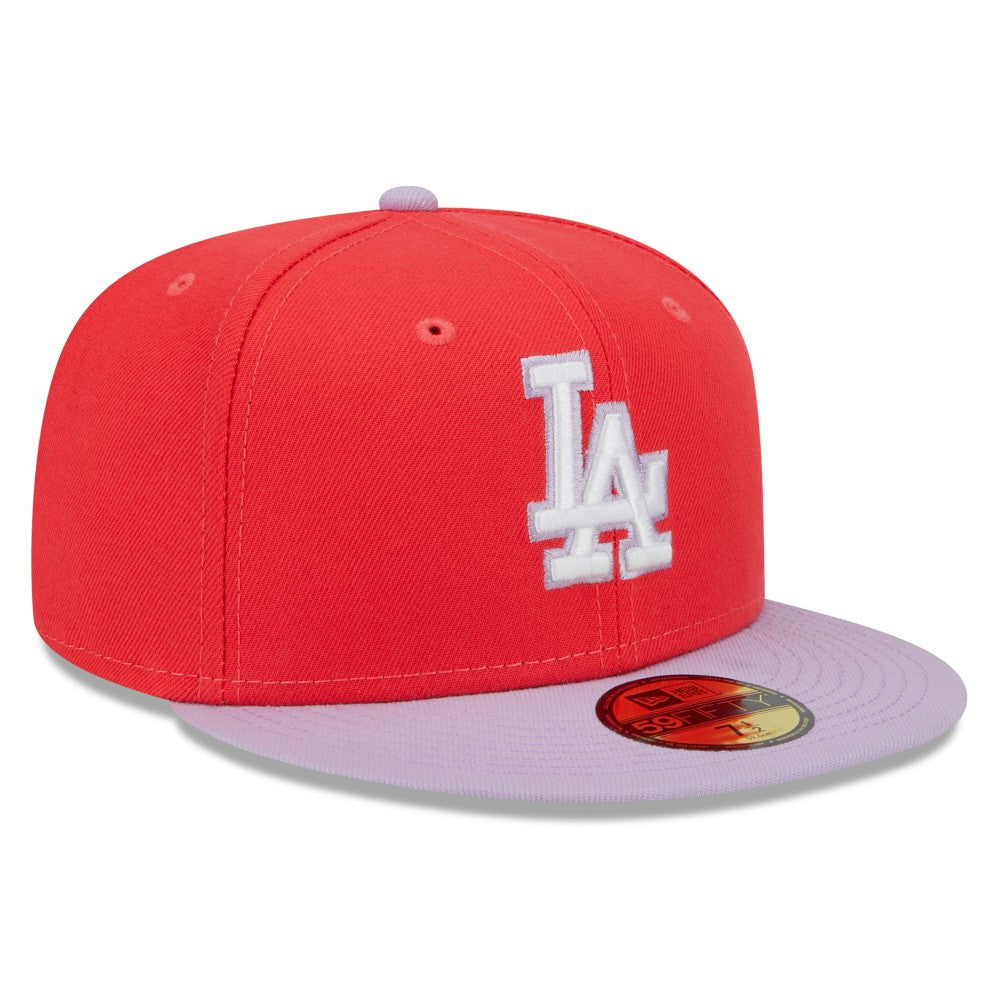 Los Angeles Dodgers New Era Spring Color Two-Tone 59FIFTY Fitted Hat Clearance