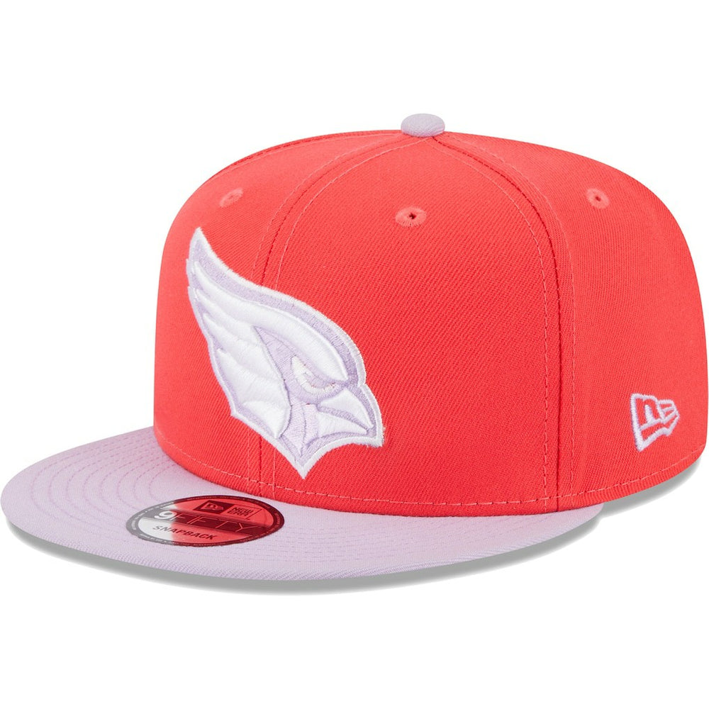 Arizona Cardinals New Era Two-Tone Color Pack 9FIFTY Snapback Hat Red/Lavender - NFL