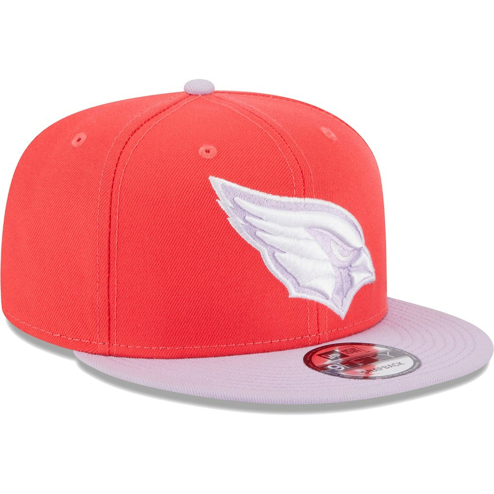 Arizona Cardinals New Era Two-Tone Color Pack 9FIFTY Snapback Hat Red/Lavender - NFL