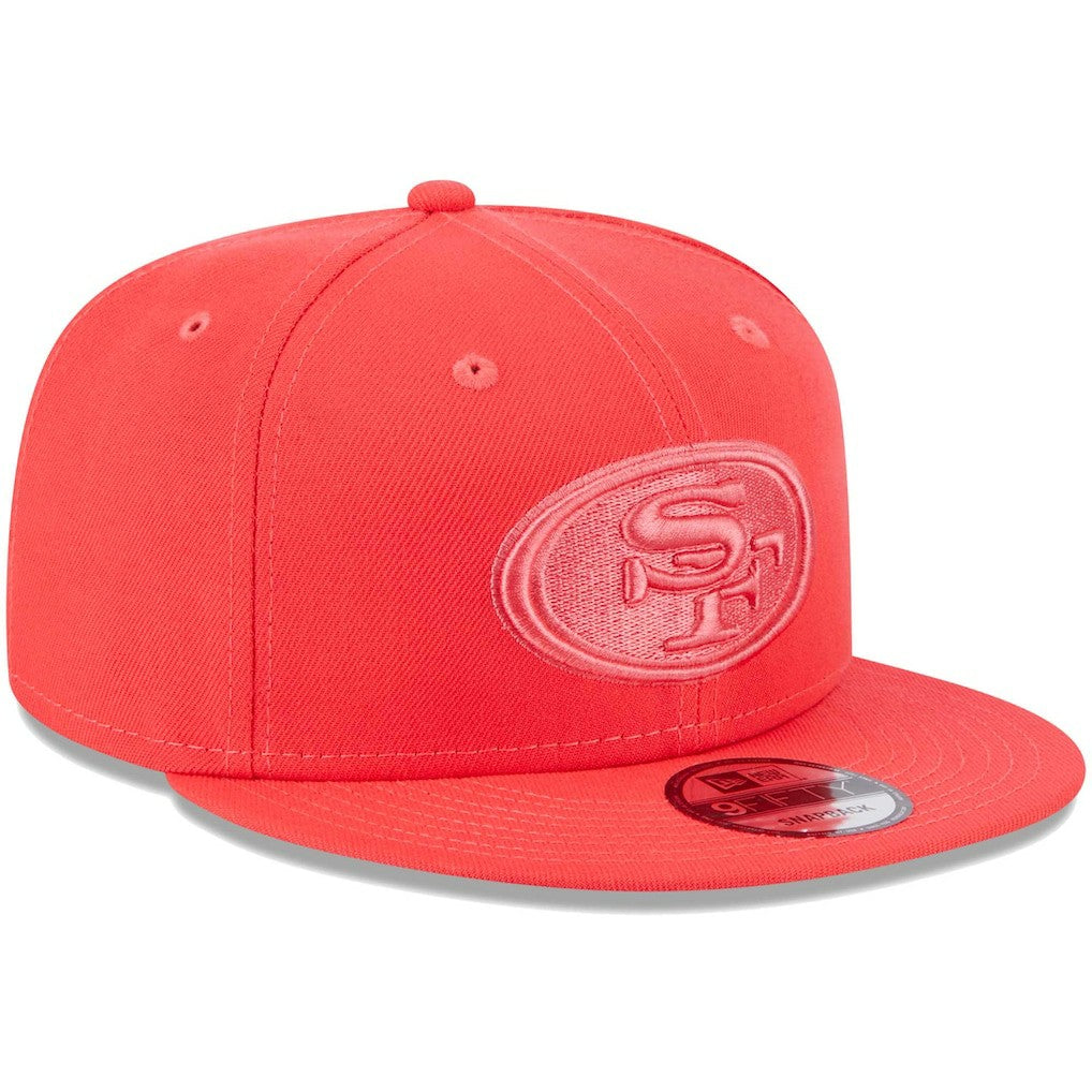 San Francisco 49ers New Era Color Pack Brights 9FIFTY Snapback Hat Scarlet - NFL
