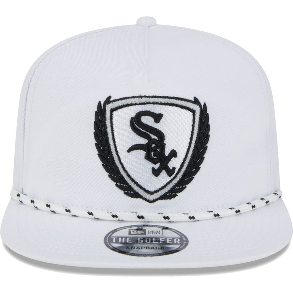 Chicago White Sox New Era Golfer Tee 9FIFTY Snapback Hat Lifestyle