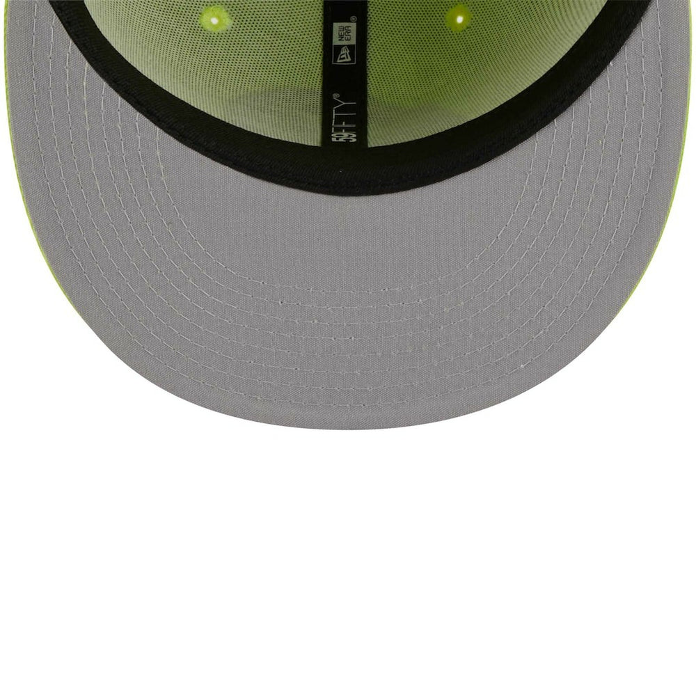 Los Angeles Rams New Era Color Pack Brights 59FIFTY Fitted Hat Neon Green - NFL
