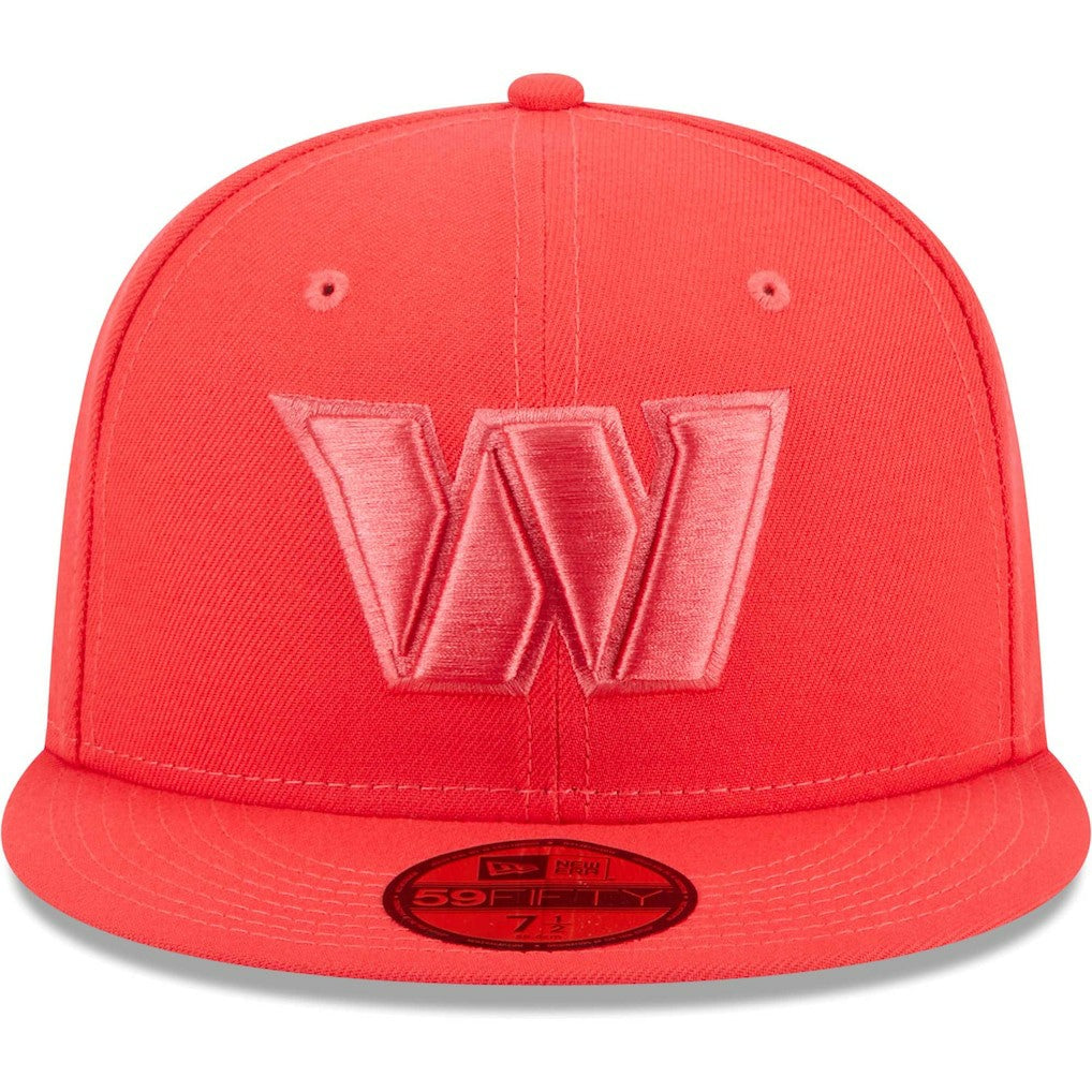 Washington Commanders New Era Color Pack Brights 59FIFTY Fitted Hat Red - NFL