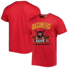 Tampa Bay Buccaneers Homage Super Bowl Classics Tri-Blend T-Shirt Red - NFL
