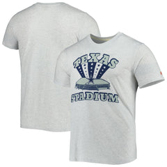 Dallas Cowboys Homage Texas Stadium Tri-Blend T-Shirt Ash - NFL