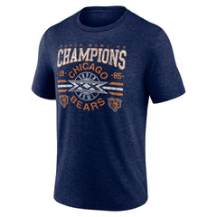 Chicago Bears Old Fashioned Tri-Blend T-Shirt Navy - NFL