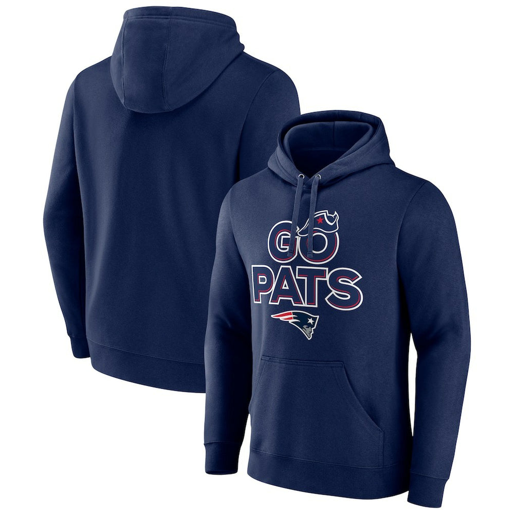 New England Patriots Hometown Collection Prevent Pullover Hoodie Navy - NFL