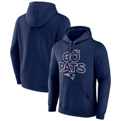 New England Patriots Hometown Collection Prevent Pullover Hoodie Navy - NFL
