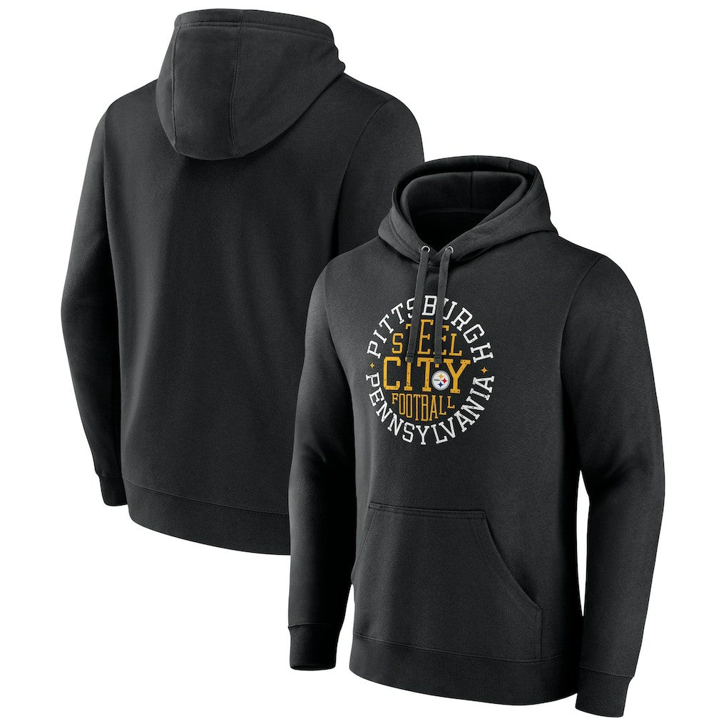 Pittsburgh Steelers Hometown Collection Prevent Pullover Hoodie Black - NFL
