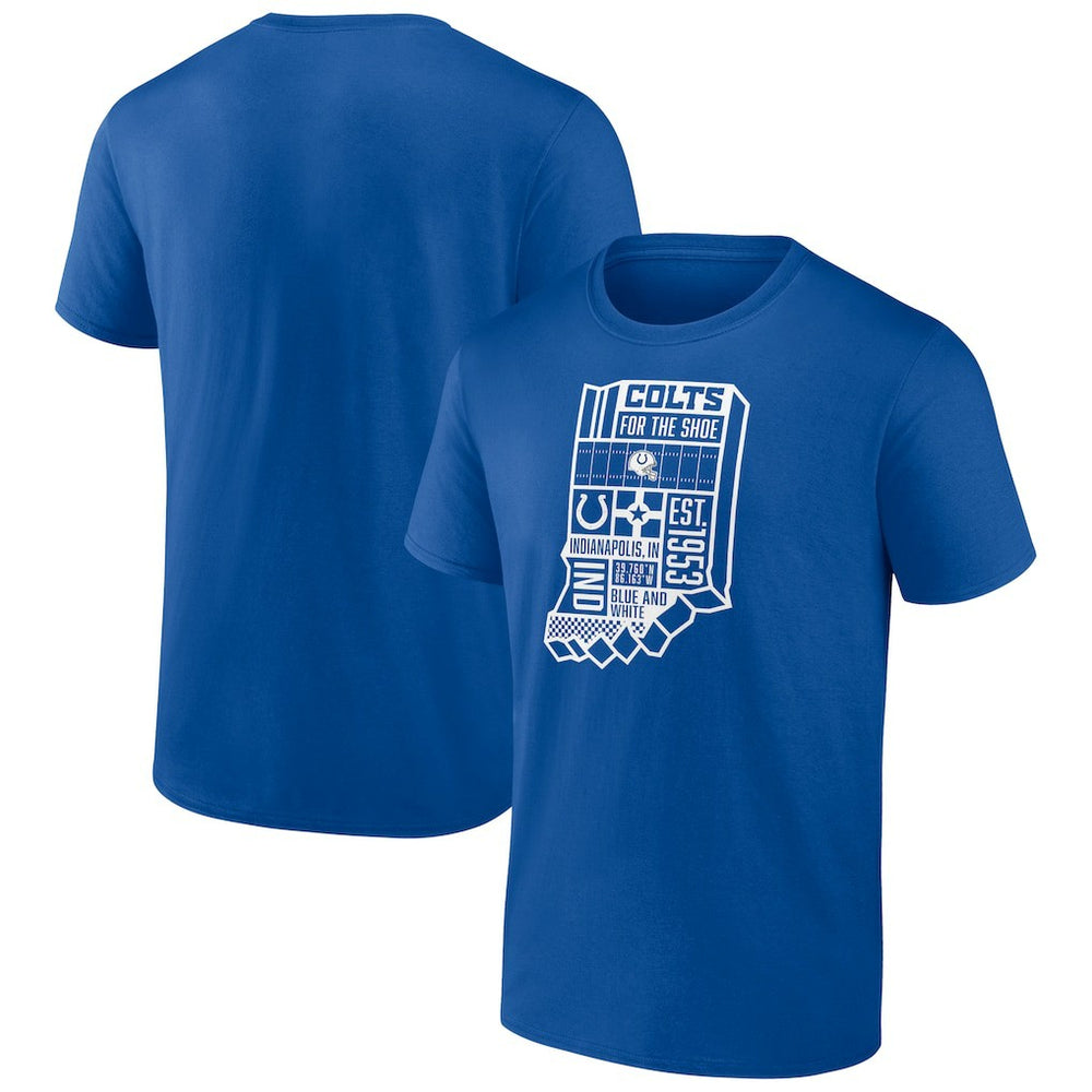 Indianapolis Colts Hometown Collection Prime Time T-Shirt Royal - NFL