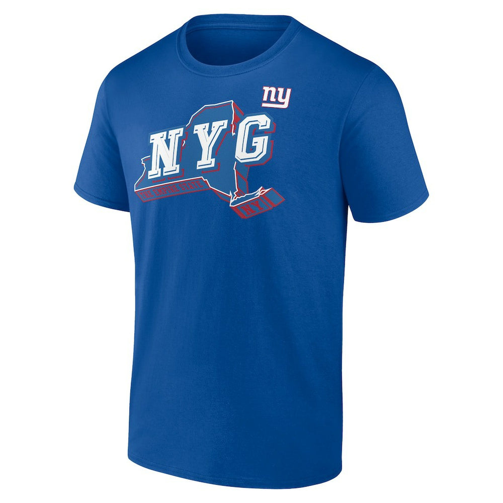 New York Giants Hometown Collection Prime Time T-Shirt Royal - NFL