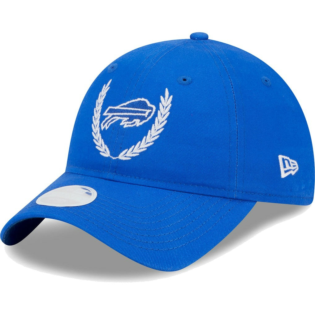 Buffalo Bills New Era Women's Leaves 9TWENTY Adjustable Hat Royal - NFL