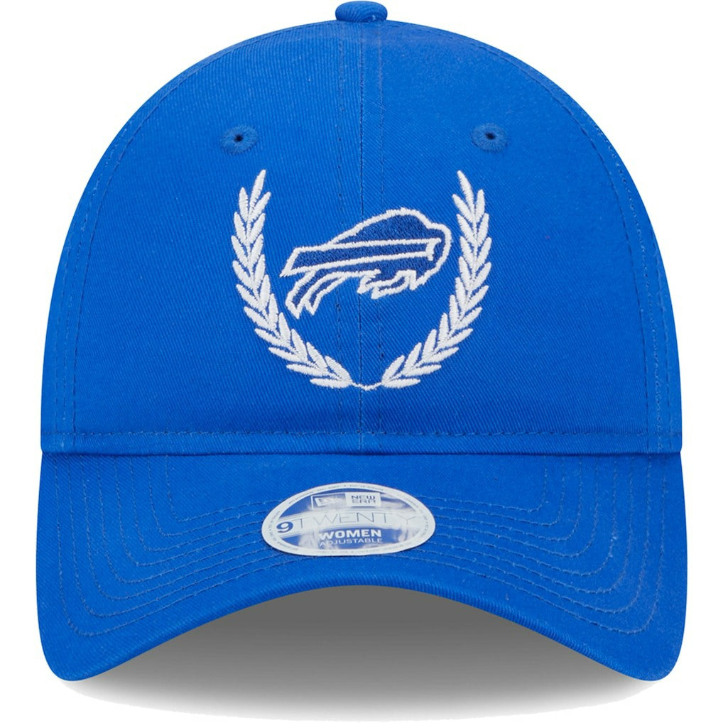 Buffalo Bills New Era Women's Leaves 9TWENTY Adjustable Hat Royal - NFL