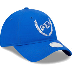 Buffalo Bills New Era Women's Leaves 9TWENTY Adjustable Hat Royal - NFL