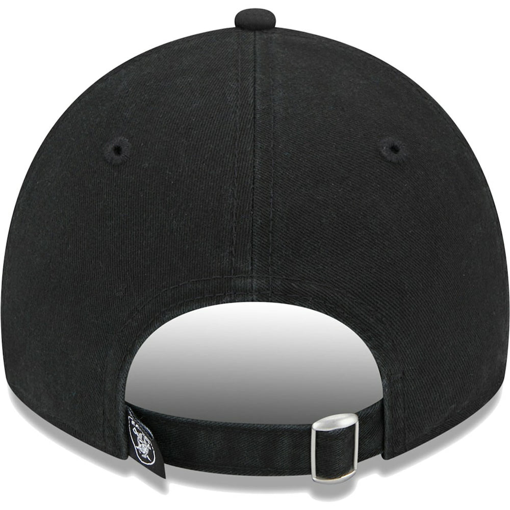 Las Vegas Raiders New Era Women's Leaves 9TWENTY Adjustable Hat Black - NFL