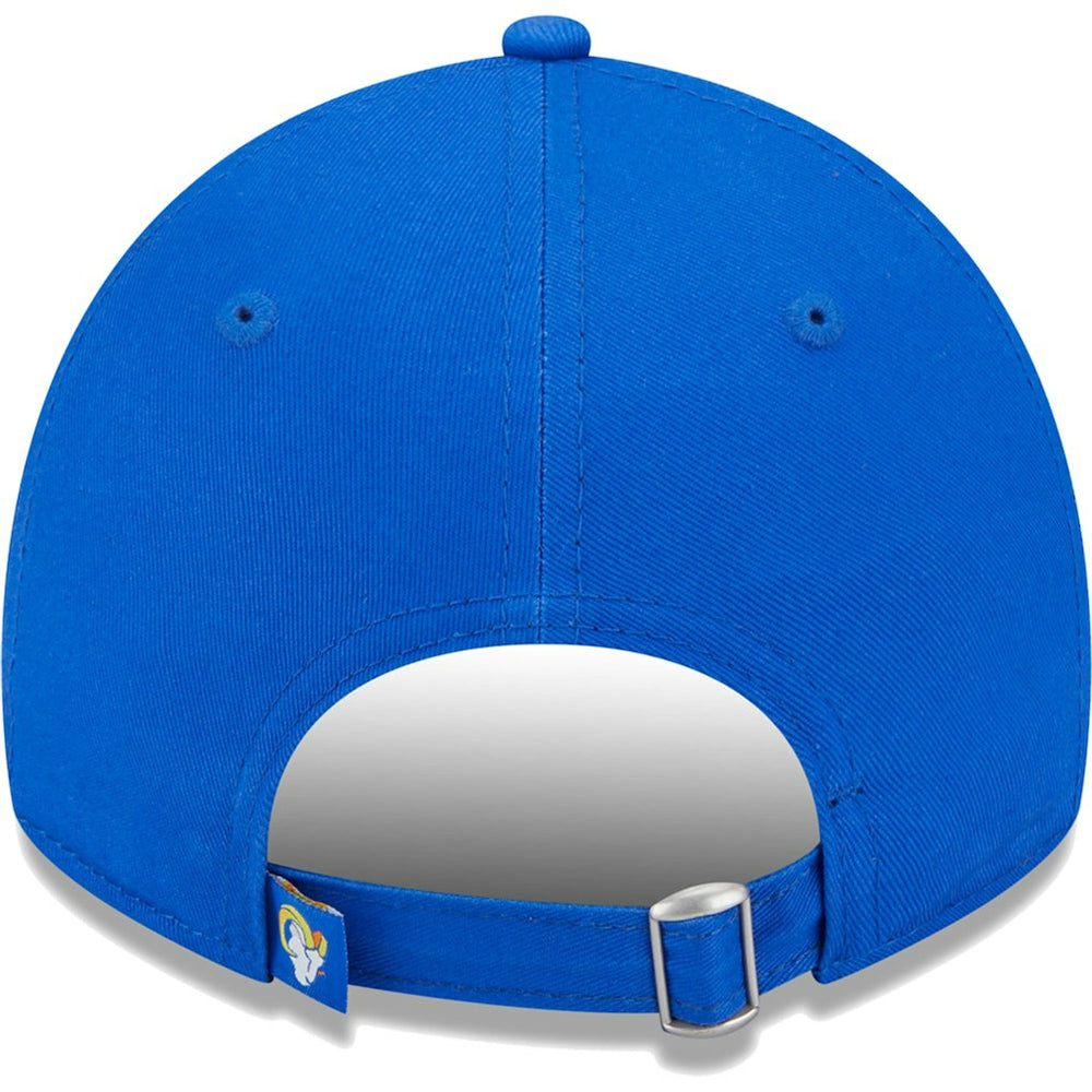 Los Angeles Rams New Era Women's Leaves 9TWENTY Adjustable Hat Royal - NFL