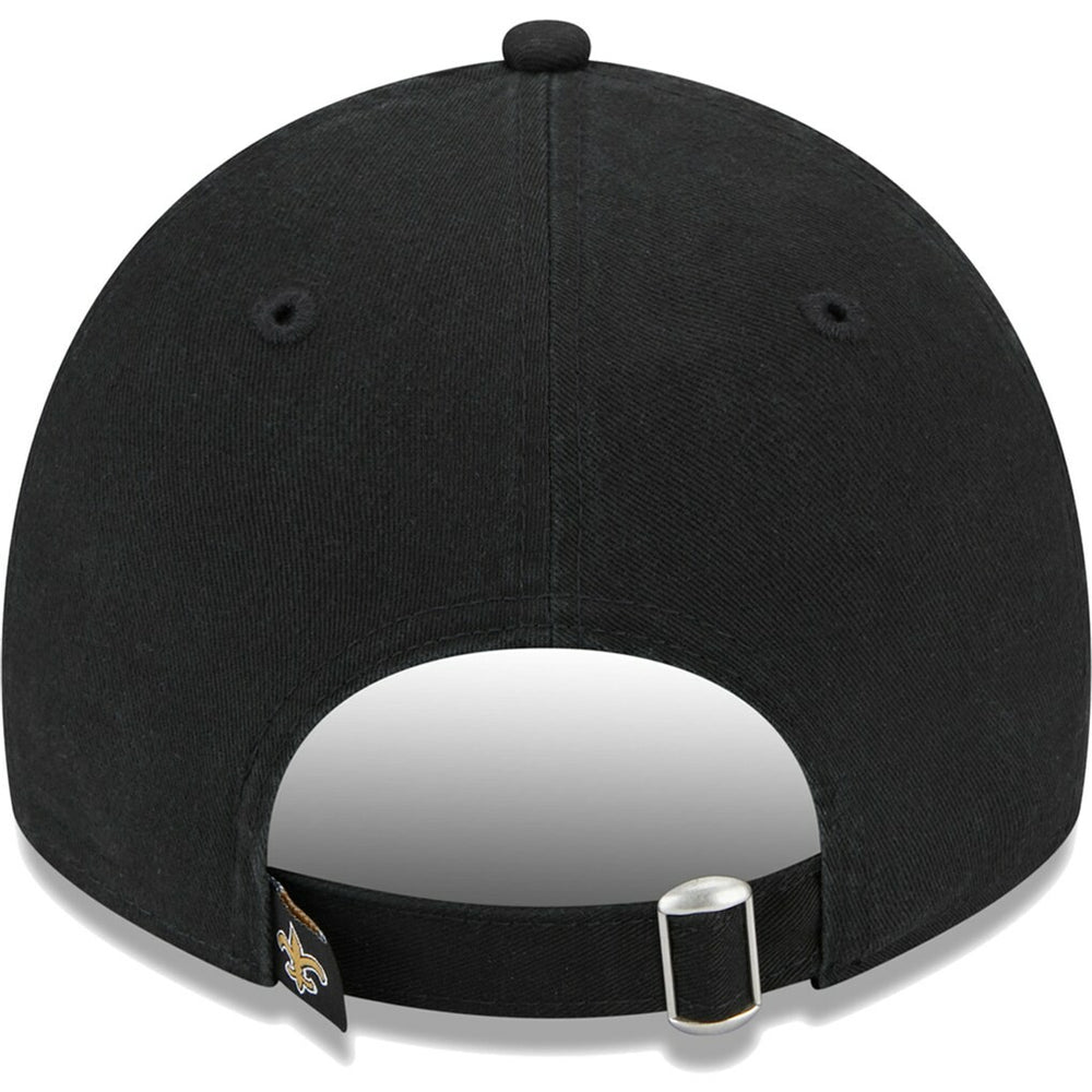 New Orleans Saints New Era Women's Leaves 9TWENTY Adjustable Hat Black - NFL