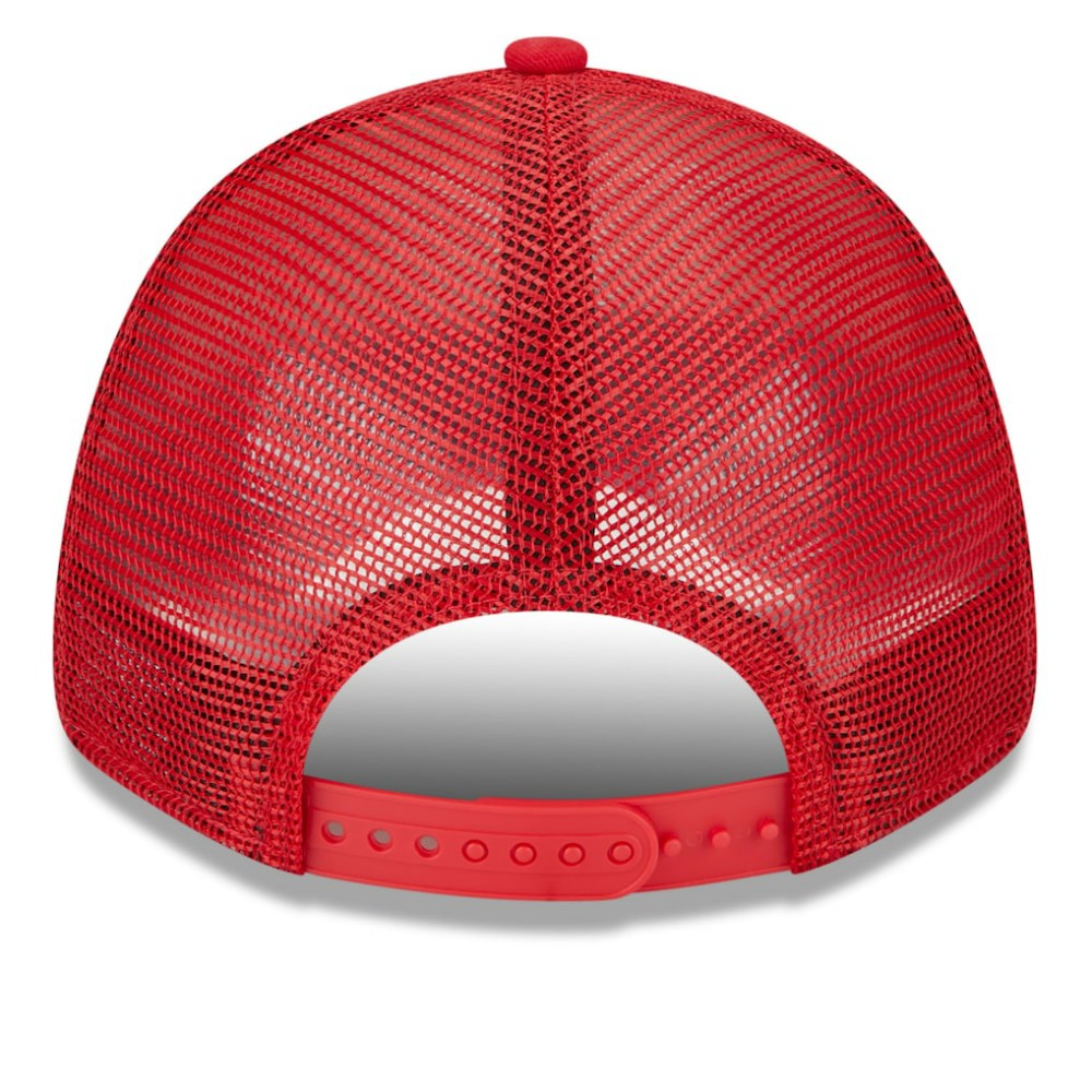 Washington Nationals New Era Team Stripe Trucker 9FORTY Snapback Hat Clearance