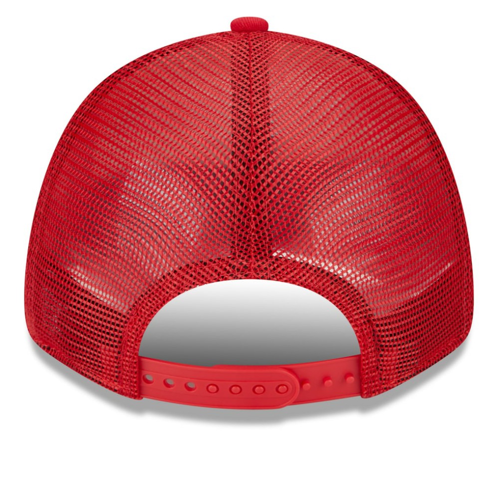 St. Louis Cardinals New Era Team Stripe Trucker 9FORTY Snapback Hat Clearance