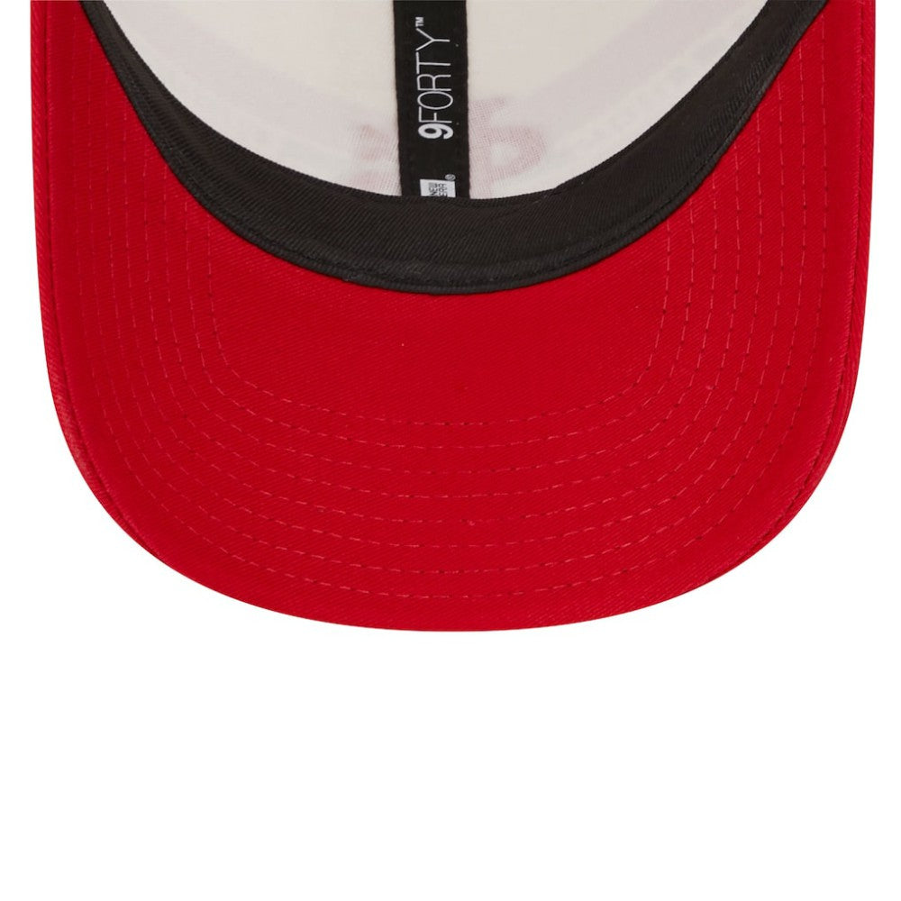 St. Louis Cardinals New Era Team Stripe Trucker 9FORTY Snapback Hat Clearance